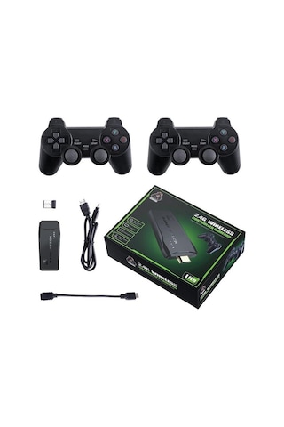 M8 Video Retro Oyun Konsolu 4k 2.4g Hd Arcade 20.000 Oyunlu 64 Gb Hafızalı