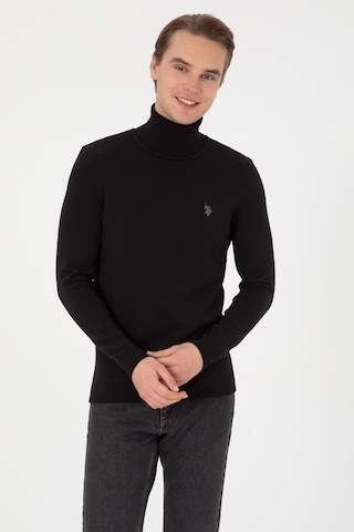 U.s. Polo Assn. Erkek Siyah Kazak /triko 50313640-vr046 Siyah