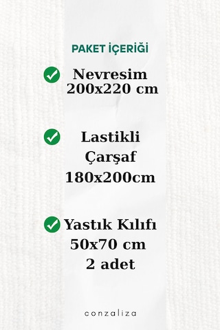 Çift Kişilik Lastikli Çarşaflı Nevresim Takımı - Renkli Çok Renkli