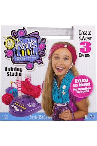 Knits Cool Örgü Stüdyosu Eğitici Oyuncak Örgü Örme Makinesi
