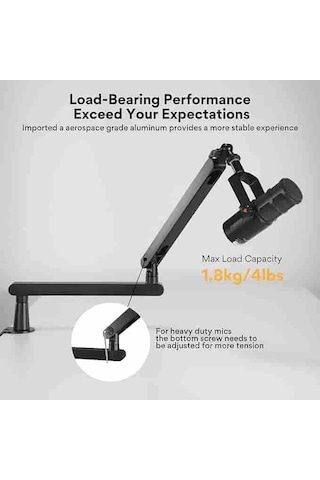 Ba92 Mikrofon Süspansiyonlu Arm Stand
