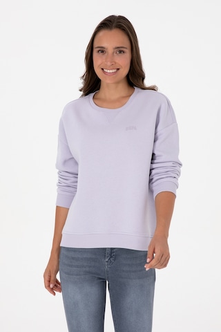 U.S. Polo Assn. Kadın Lavanta Şardonlu Bisiklet Yaka Basic Sweatshırt 50313586-VR245