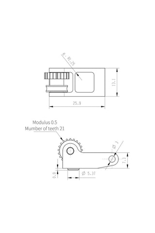Novahub Bambu X1c/p1p Uyumlu 3d Yazıcı Çelik Dişli Seti - Pom Dişli Alüminyum Sap Yüksek Dayanım Diğer