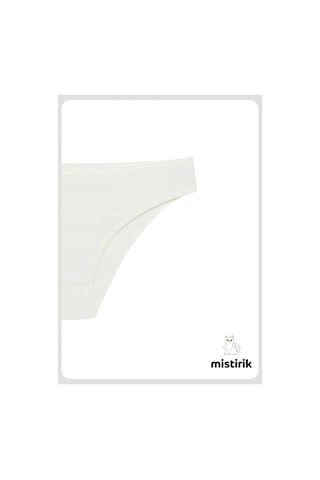 Taranto Model Fitilli Pamuklu Slip Esnek Komforlu Hava Alan Külot Beyaz Renk Beyaz