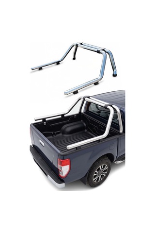 Ford Ranger 2011-2022 Uyumlu Araca Özel Kobra Ø60mm Rollbar Krom