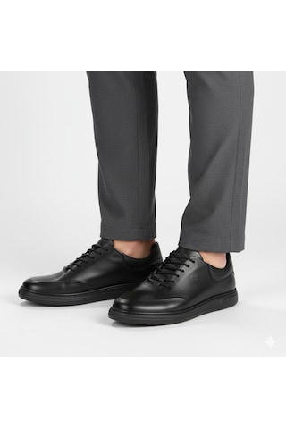 Libero 1080 Hakiki Deri Erkek Ayakkabı Siyah