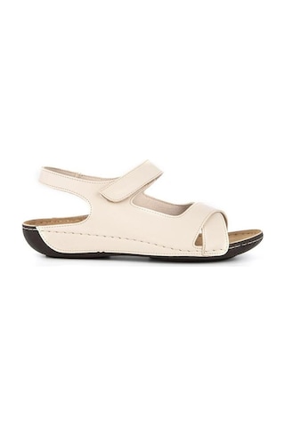 Muya Flores 32240-002 Anatomik Taban Kadın Sandalet Bej 36-40 001