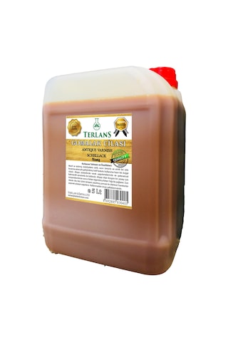 Terlans Doğal Ahşap Cilası Gomalak 5 Litre Shellac