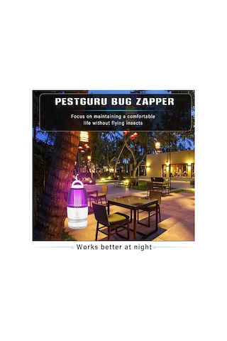 Monyee Usb-c Işık Ve Fanlı Elektrikli Sinirci Böcek Öldürücü Lambası - Pestguru Profesyonel Mus Dergi Ve Uçan Böcek Kontrol Cihazı