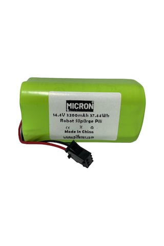 14.4 V 3200 Mah Yüksek Kapasiteli Robot Süpürge Bataryası (Pili)