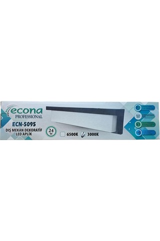 Ecn-5095 Dış Mekan Dekoratif Led Aplik Günışığı 3000k Gün Işığı