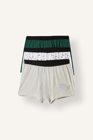 Defacto Baskılı Elastik Bel 3lü Boxer Set Erkek Çocuk I3863a826auwt34 Beyaz-wt34