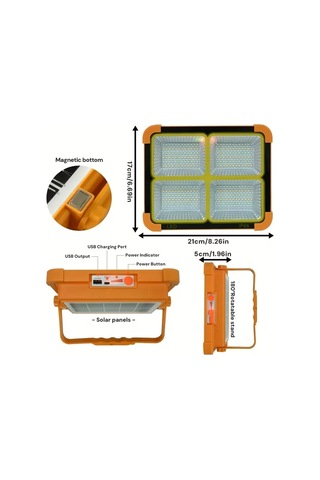 Prokama Ledli Solar Projektör 200w Bk-200w Bx40