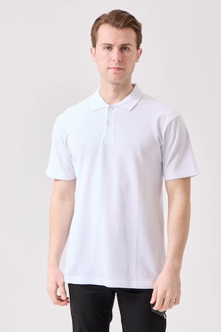 Galanthus Polo Yaka T-shirt - Pamuklu, Nefes Alabilir, Klasik Tasarım Beyaz