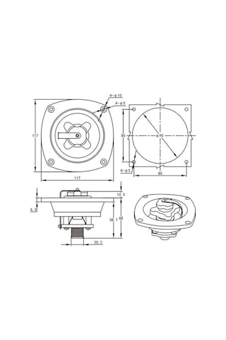Tongxida İleri Sinyalli Karavan Su Girişi - Pp Malzeme, Su Kesme Valfi Dahil