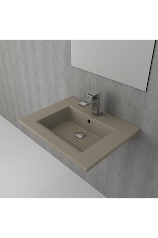 Bocchi Milano Etajerli Lavabo 60 CM Mat Kaşmir 1161-011-0126