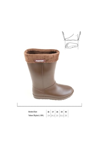 Gezer Kışlık Kadın Çizme Gc2kzm.00623.00.011.j13 Kahverengi