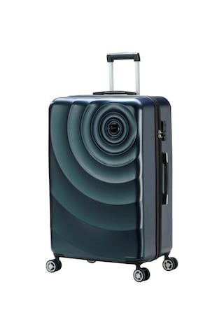 Büyük Boy %100 Polikarbon Valiz Petrol 1808 Petrol