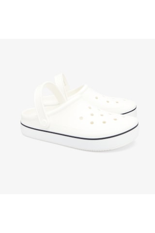 Crocs Off Court Unisex Beyaz Terlik Düz 208371