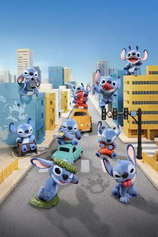 Mınıso Disney Lisanslı Lilo & Stitch Yaramaz Anlar Blind Box Sürpriz Figür