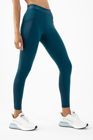 Maraton Active Slimfit Kadın Fitness Turkuaz Tayt 21974-turkuaz Turkuaz
