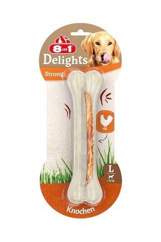 Delights Strong L Boy Kemik, 130 Gr Köpek Ödülü