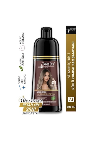 Jaja Vitamin İçerikli Saç Pigment Şampuanı Unisex 300 Ml 7.1 Küllü Kumral