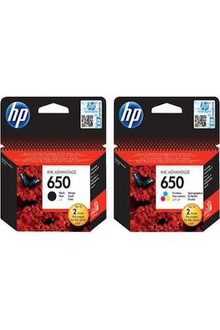 Hp 650 Kartuş İkili Paket Deskjet 1015/1515/1516/2545/2546