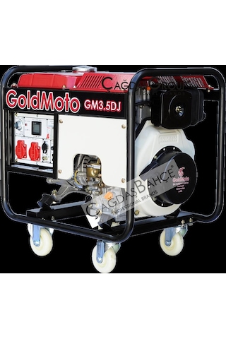 Goldmoto Gm4.5Dj Dizel Marşlı Jeneratör 4.5 Kw Monofaze