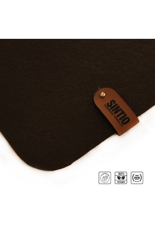Sintio 50x100 Kaydırmaz Taban İlaveli Keçe Mousepad Kahverengi