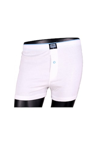 İbrahim Burak Etiler Collection Moda Çizgi Erkek Penye Boxer 40040 Beyaz