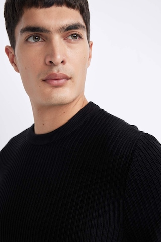 DeFacto Standart Fit Normal Kesim Bisiklet Yaka Basic Düz Triko Kazak B9707AX24SPBK27