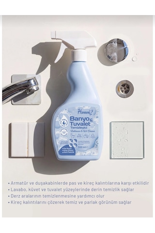 Homm Life Mavi Şişe Banyo Ve Tuvalet Temizleyici Sprey