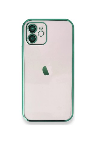 Newface Apple iPhone Uyumlu 11 Kılıf Razer Lensli Silikon - Yeşil Belirtilmemiş