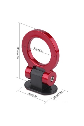 Kosona Kırmızı Abs Plastik Araba Dekorasyonu, Çapraz Bağlantı Tipi, Evrensel Uyumlu, Sıkıca Yapıştırıcı, Gürbüz Ve Estetik Tasarım