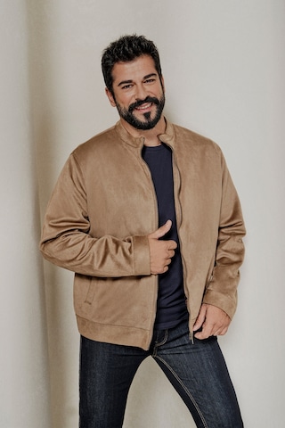 Ac&Co / Altınyıldız Classics Erkek Bej Standart Fit Normal Kesim Dik Yaka Mont Bej