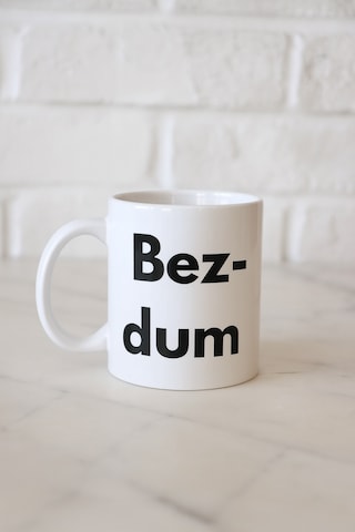 Bezdum Yazılı Minimal Tasarım Kupa Model 240 Karadeniz Mizah Temalı Baskılı Seramik Kahve Kupası Diğer