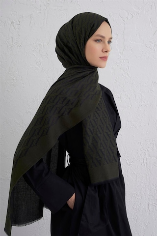 Armine Monogram Desen Edition Şal Yeşil