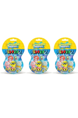 Unibon Flipperz Sünger Bob Hacıyatmaz 3 Lü