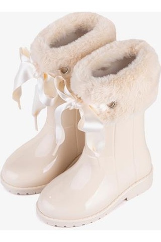 İgor W10239-079 Campera Charol Soft Kız Çocuk Çizme Krem 29-37 Krem
