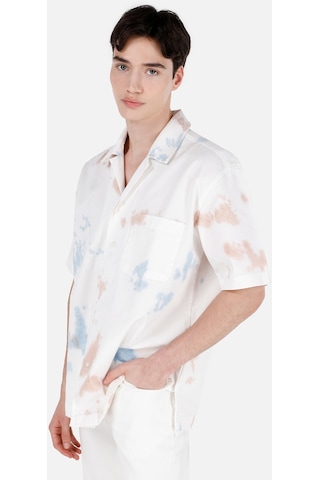 Colin's Colins Rahat Kesim Shirt Yaka Bej Erkek Jean Kısa Kol Gömlek Cl1069575 Cl1069575 Q1.v1 Dn43535 Denim