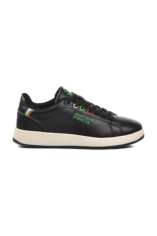 United Colors Of Benetton Siyah-beyaz Kadın Spor Ayakkabı Benetton Bnı-10060 Z Siyah-beyaz Siyah - Beyaz