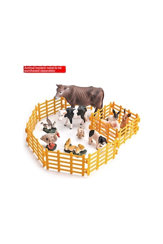 Konesam Küçük Çiftlik Hayvanları İçin Simülasyonluk Yetiştirme Kafesi, Dekoratif Sahne Aksesuarı, Eğitici Model, Dayanıklı Malzeme İle 125g