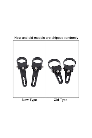 Xiyyadms 1.5 İnç Alüminyum Araç Led Lambası Tutucu - 360 Derece Rotasyonlu, Sprey Padli, Izgara/salıp Barı Uyumlu 2 Adet