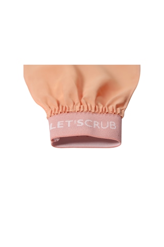 Let'scrub %100 Floş İpek Hassas Ciltler Lastikli Banyo Kesesi