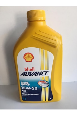 Shell Yağ 15/50 Advance 4t Ax5 1 Lt Motosiklet Yağı