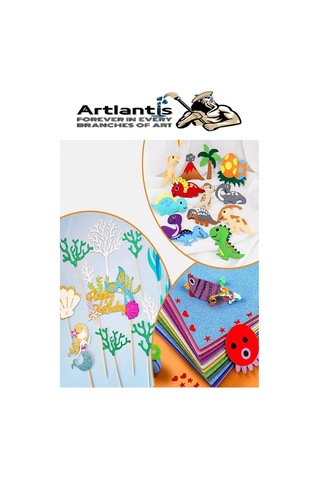 Artlantis Mor Yapışkanlı Simli Eva 50x70 Cm 3 Adet