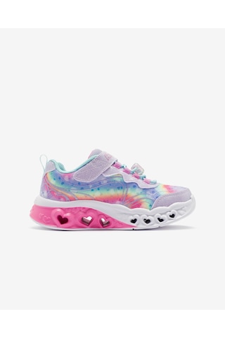 Skechers Flutter Heart Lights - Groovy Swirl Büyük Kız Çocuk Lavanta Işıklı Spor Ayakkabı 303253l Lvaq Lavanta