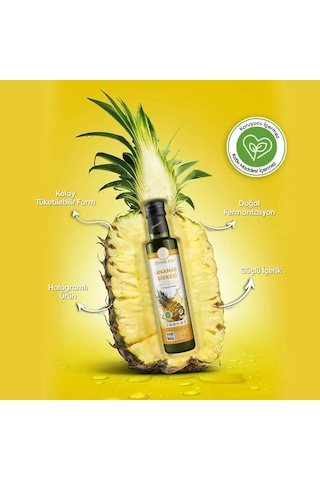 Zühre Ana Ananas Sirkesi Doğal Fermantasyon 500 Ml