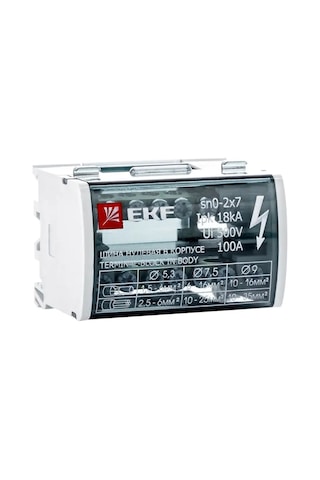 Ekf Dinmur Güzergah: 2x7 100 A İçin Dın Rayında D0-2x7 Kasa İçinde Sıfırlama Barası 150646123